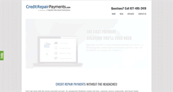 Desktop Screenshot of creditrepairpayments.com